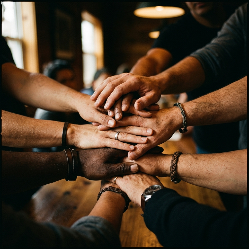 Team Unity Hands Stack