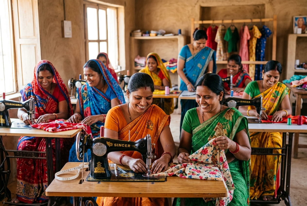 Empowering Rural Women through Vocations